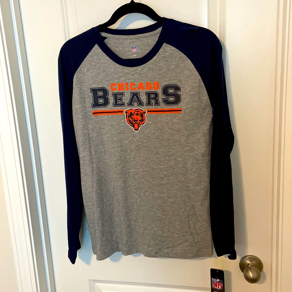 NFL Youth Long Sleeve Tshirt Chicago Bears Large NWT